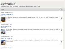 Tablet Screenshot of martycauley.org